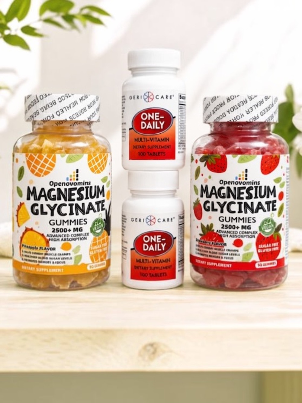 Magnesium Glycinate Gummies & One Daily Vitamin Bundle